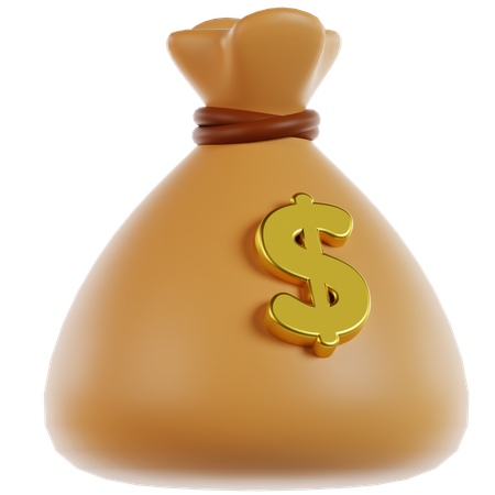 Money Bag  3D Icon