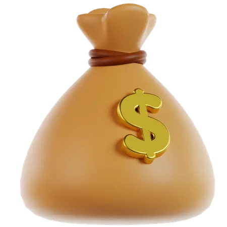 Money Bag  3D Icon