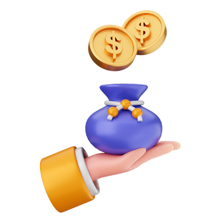 Money Bag  3D Icon