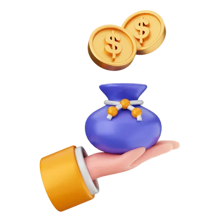 Money Bag  3D Icon