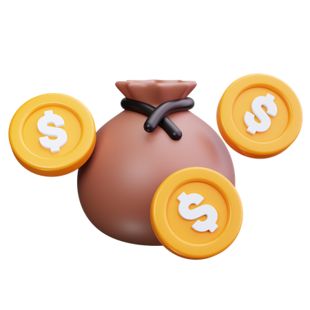 Money Bag  3D Icon