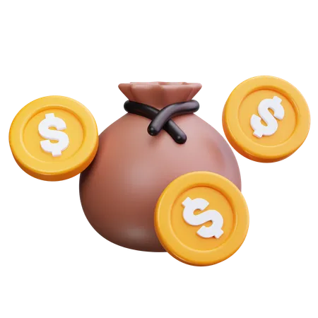 Money Bag  3D Icon