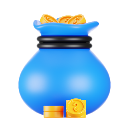 Money Bag  3D Icon