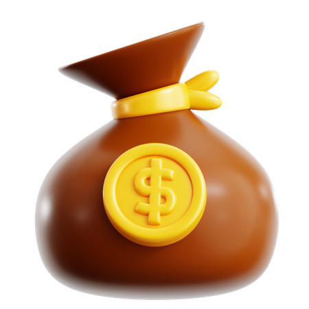 Money Bag  3D Icon