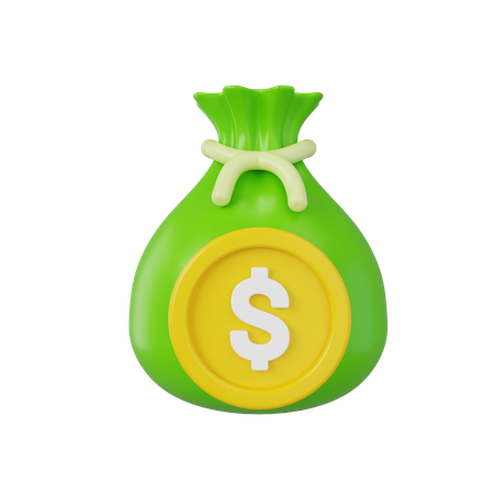 Money Bag  3D Icon