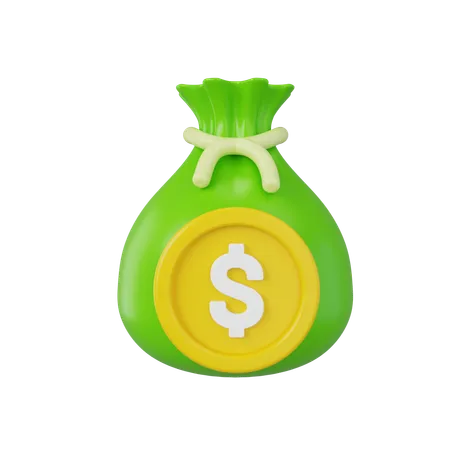 Money Bag  3D Icon