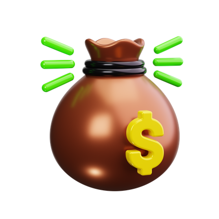 Money Bag  3D Icon