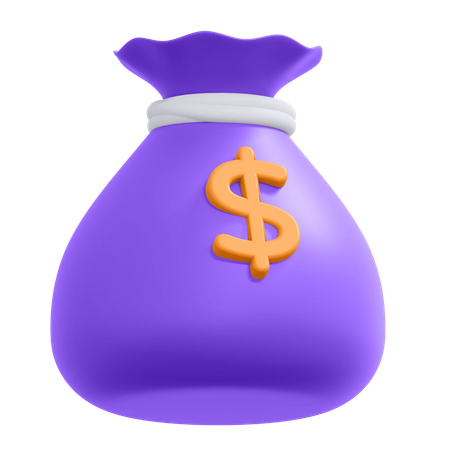 Money Bag  3D Icon