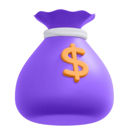 Money Bag  3D Icon