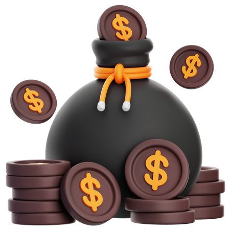 Money Bag  3D Icon