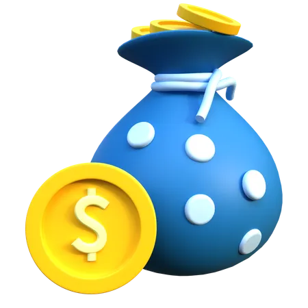 Money Bag  3D Icon