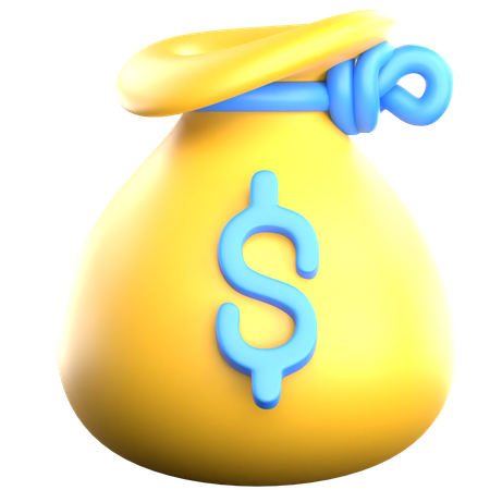 Money Bag  3D Icon