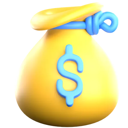 Money Bag  3D Icon