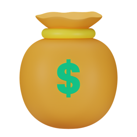 Money Bag  3D Icon