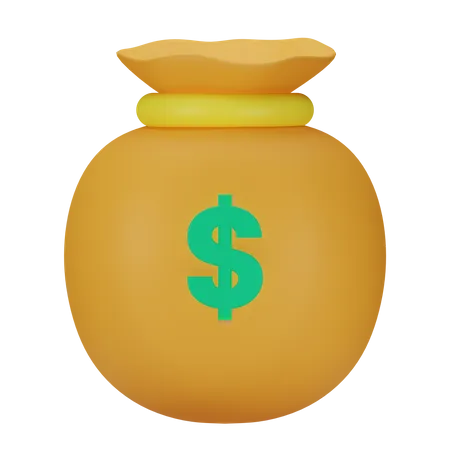 Money Bag  3D Icon