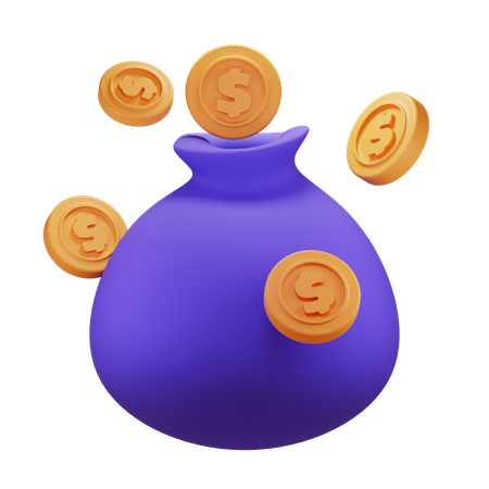 Money Bag  3D Icon