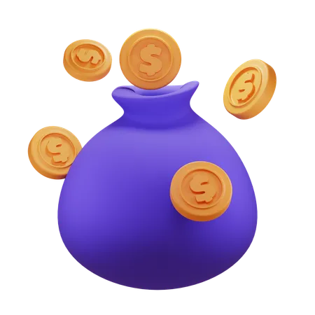 Money Bag  3D Icon