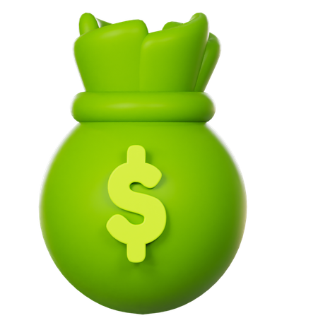 Money Bag  3D Icon