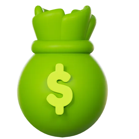 Money Bag  3D Icon