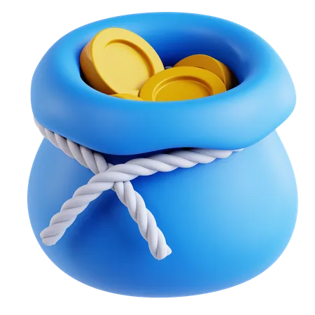 Money bag  3D Icon