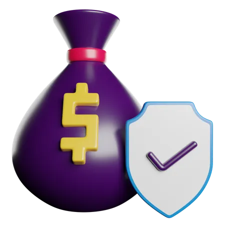 Money Bag  3D Icon