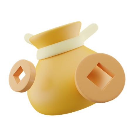 Money Bag  3D Icon