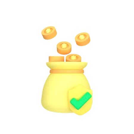 Money Bag  3D Icon