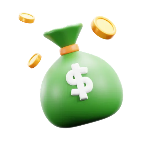 Money Bag  3D Icon