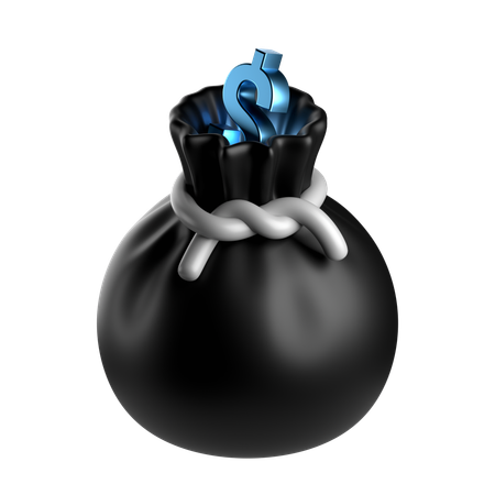 Money bag  3D Icon