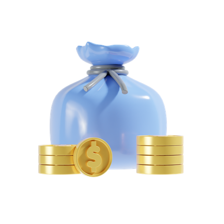 Money Bag  3D Icon