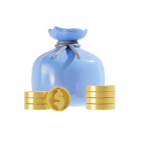 Money Bag  3D Icon