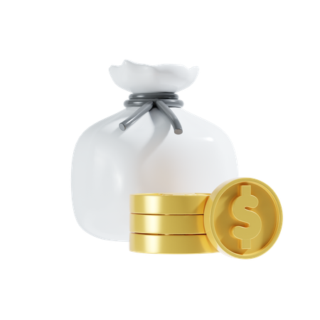 Money Bag  3D Icon