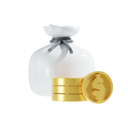 Money Bag  3D Icon