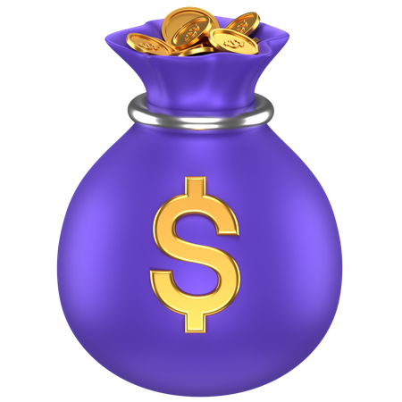 Money Bag  3D Icon