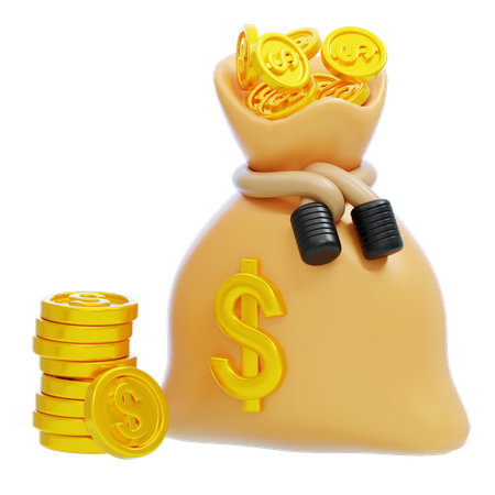 MONEY BAG  3D Icon