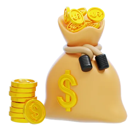 MONEY BAG  3D Icon