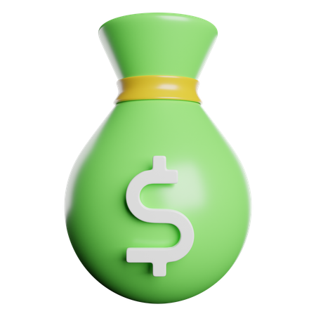 Money Bag  3D Icon