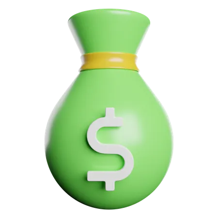Money Bag  3D Icon