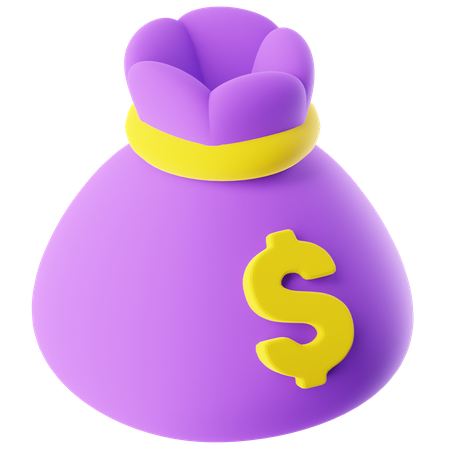 Money Bag  3D Icon