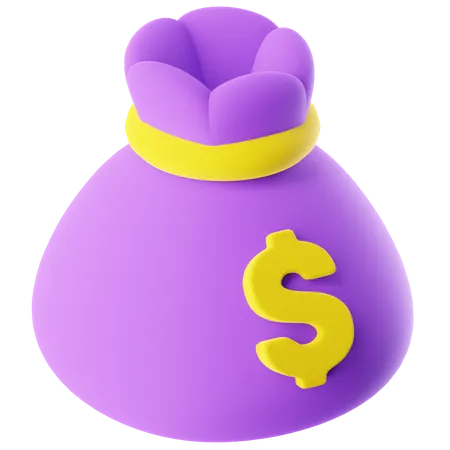 Money Bag  3D Icon