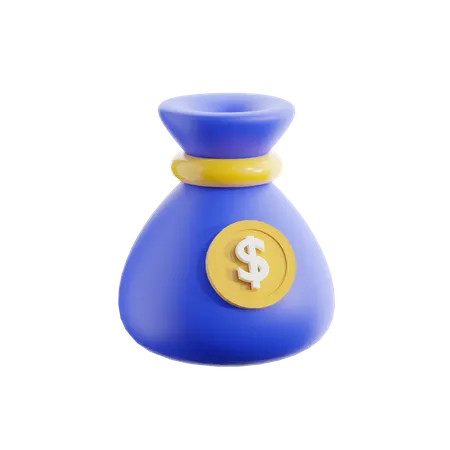 Money Bag  3D Icon