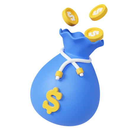 Money Bag  3D Icon