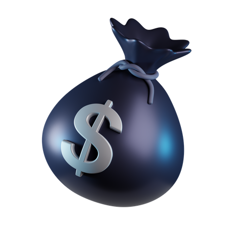 Money bag  3D Icon