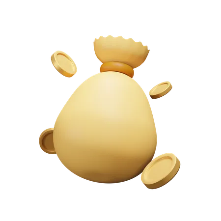 Money Bag  3D Icon