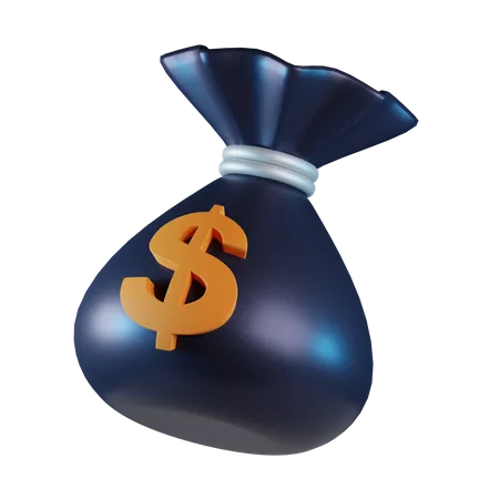 Money Bag  3D Icon