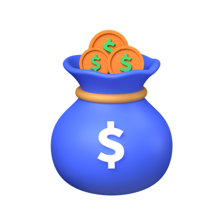 Money Bag  3D Icon