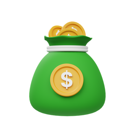 Money Bag  3D Icon