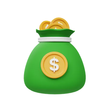 Money Bag  3D Icon