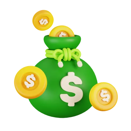 Money Bag  3D Icon