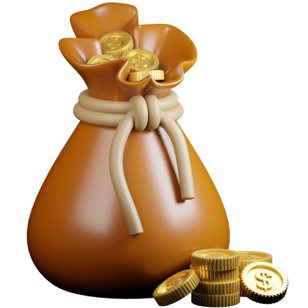 Money Bag  3D Icon